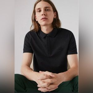 LACOSTE | paris polo in charcoal grey, size small